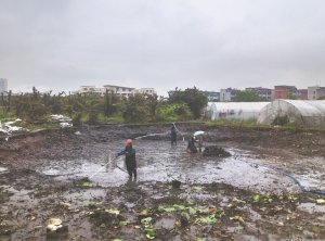 甘孜河道鱼塘清淤